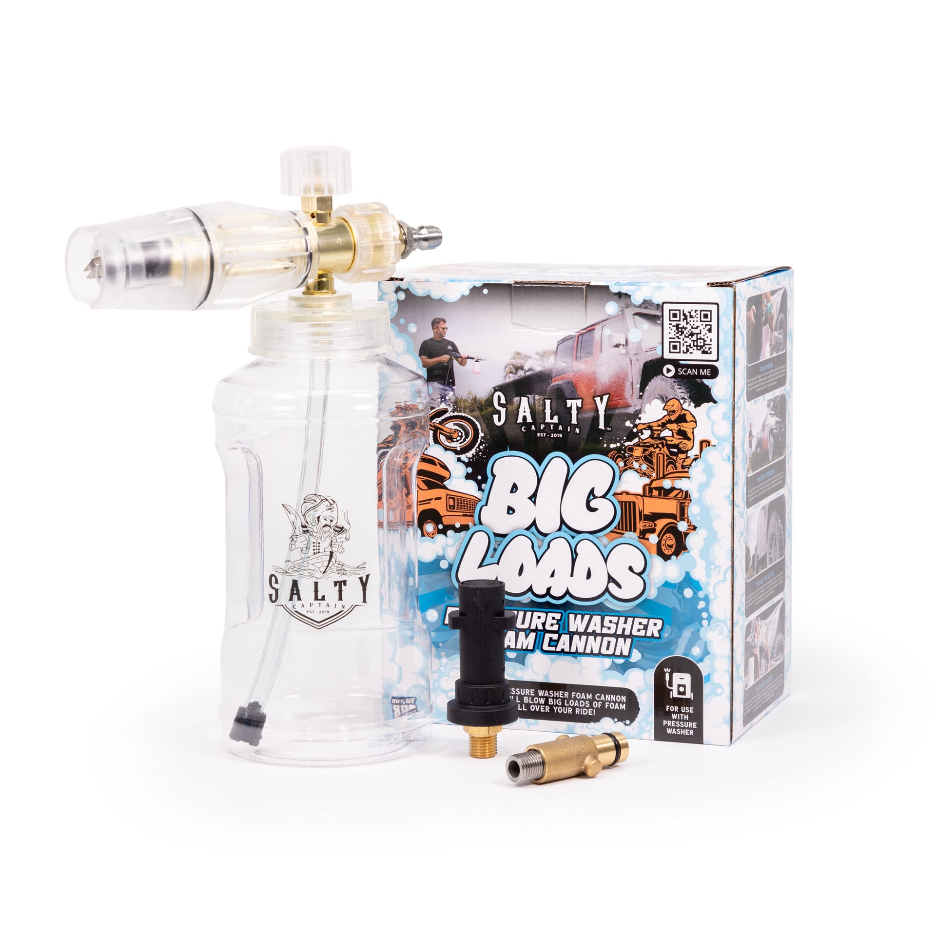 BIG LOADS - Pressure Washer Snow Foam Cannon – saltycaptain.us